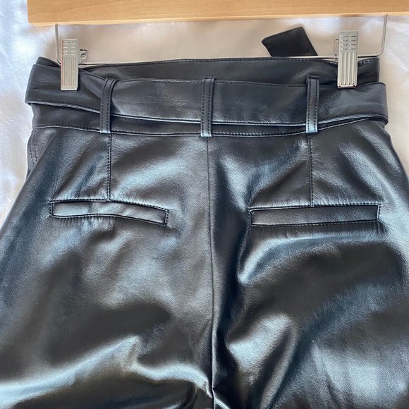 Vegan Leather high tied Wilfred/Babaton pant Size 2 - Picture 2 of 6